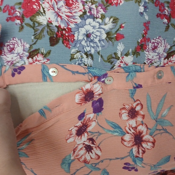 Oddy Handkerchief Patchwork Floral Tunic Size 1XL - Picture 5 of 9